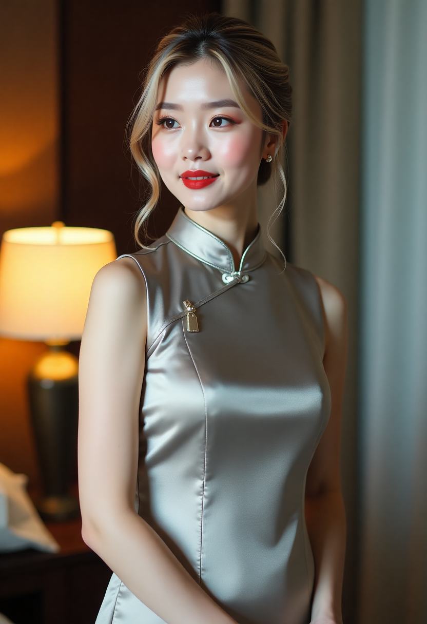 摄影师整理女性肖像项目的联系印样